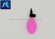 Rose Red PVC Blood Pressure Bulb, Reusable Clear Sphygmomanometer Pump