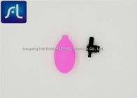 Rose Red PVC Blood Pressure Bulb, Reusable Clear Sphygmomanometer Pump