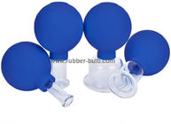 4 Pieces Kaca Wajah Cupping Set-Silicone Vacuum Suction Cangkir Pijat Anti Selulit Set Terapi Limfatik Untuk Wajah