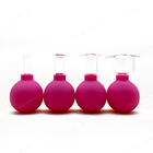 Kaca Silicone 15 25mm Vacuum Cupping Anti Selulit Suction Cups