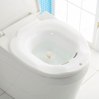 Universal Folding Sitz Bath Squat Free Toilet Seat - Dirancang untuk Perendaman Perineum, Perawatan Pascapersalinan, Lansia, Wasir