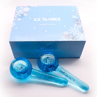Ice Roller 2Pcs Dapat Digunakan Kembali, Bola Dingin untuk Facial, Pijat Wajah untuk Mengurangi Kemerahan dan Peradangan