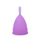 Silicone Lady Cangkir Menstruasi OEM Sesuaikan Logo Warna-warni Lipat Dapat Digunakan Kembali