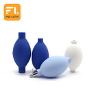 Dark Blue PVC Air Puffer Bulb Durable Flexible Untuk Aplikasi Hisap Rumah Sakit