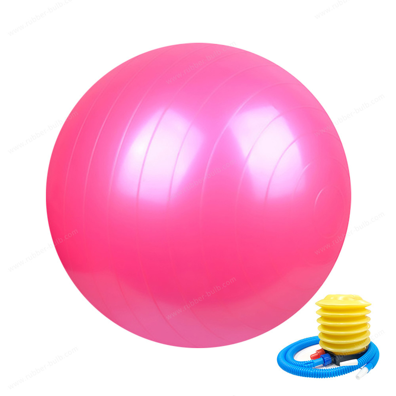 65cm yoga ball Ramah lingkungan pvc anti burst dan non-slip balance exercise fitness ball
