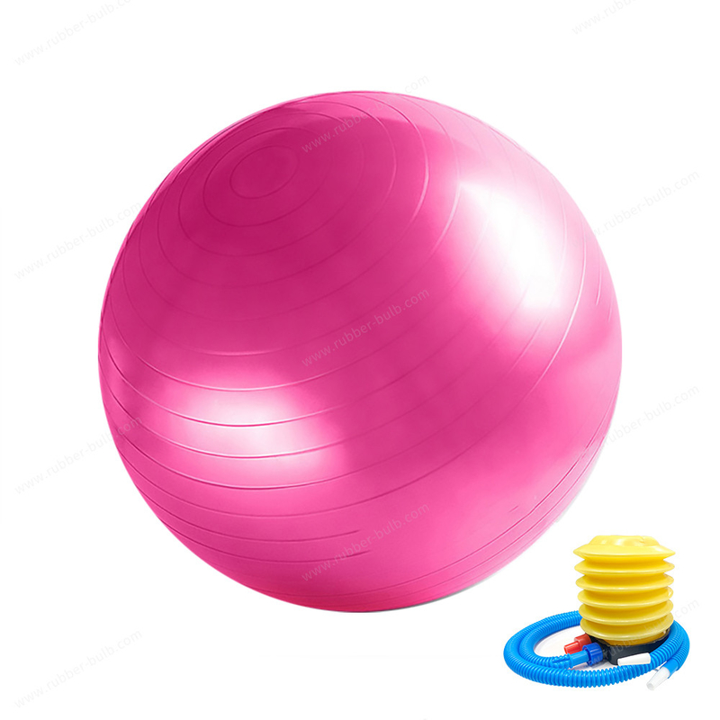Bola Latihan (45cm-75cm), Kursi Bola Yoga dengan Pompa Cepat, Bola Kebugaran Stabilitas untuk Latihan Kekuatan Inti &amp; Fisik