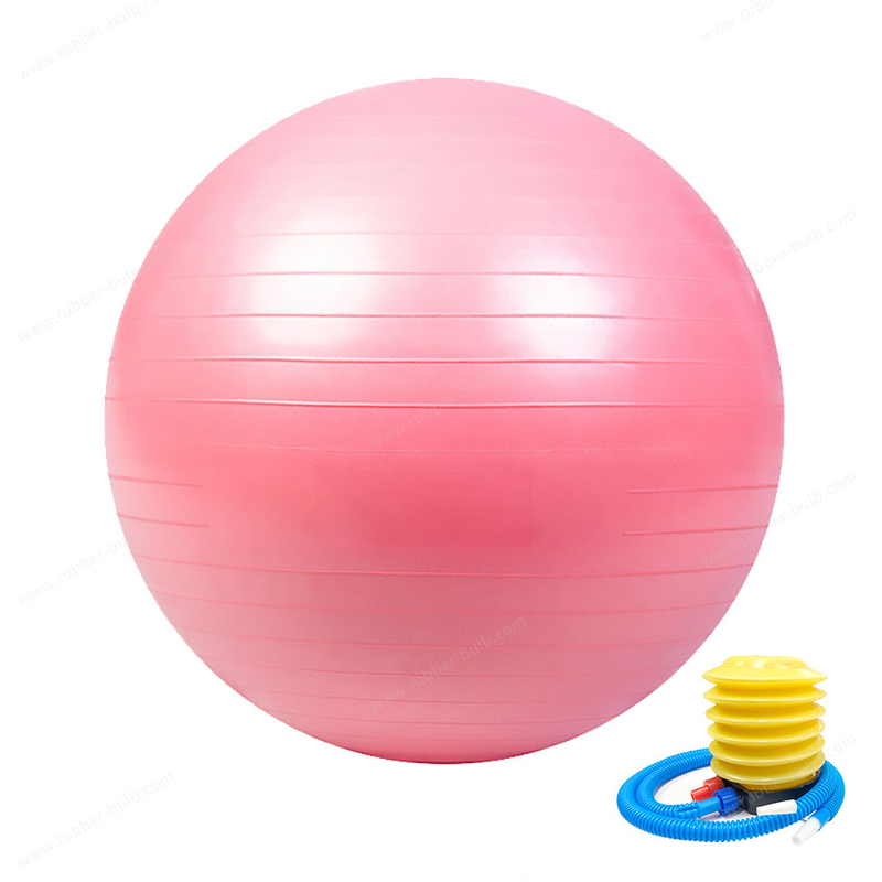 65cm yoga ball Ramah lingkungan pvc anti burst dan non-slip balance exercise fitness ball