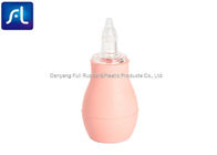 Jarum Suntik Telinga Pink PVC Bohlam, Aspirator Hidung Bayi Aman Berperforma Tinggi