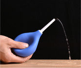 Biru 224ml Kesehatan Rumah Softable Reusable Rubber / Silicone Enema Bulb Untuk Anal Douche