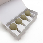 Kaca Wajah Bekam Set-4 Pcs Silikon Vakum Hisap Wajah Pijat Cangkir Anti Selulit Terapi Limfatik Set untuk Mata