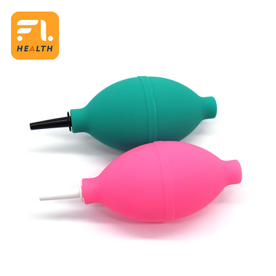 Digital Cleaning Bulb dibuat dari PVC Air Blower 9.9mm Arbor Dengan Jarum Suntik Plastik Putih