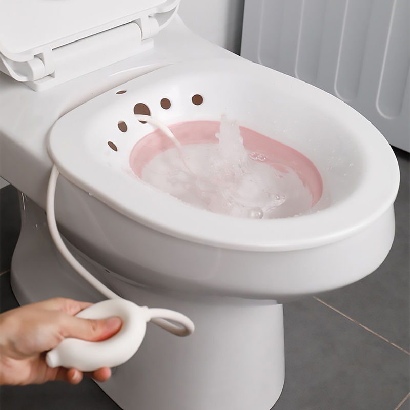 Sitz Bath,Hip Bath Untuk Toilet Seat – Sempurna Untuk Perawatan Pascapersalinan &amp; Dirancang Untuk Menenangkan Dan Menghilangkan Perineum
