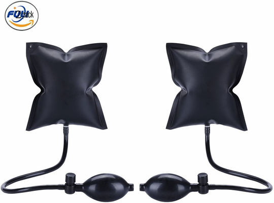 Black Mounted Aluminium Alloy Airbag Pompa Tangan Pembuka Pintu Tiup untuk Keluarga